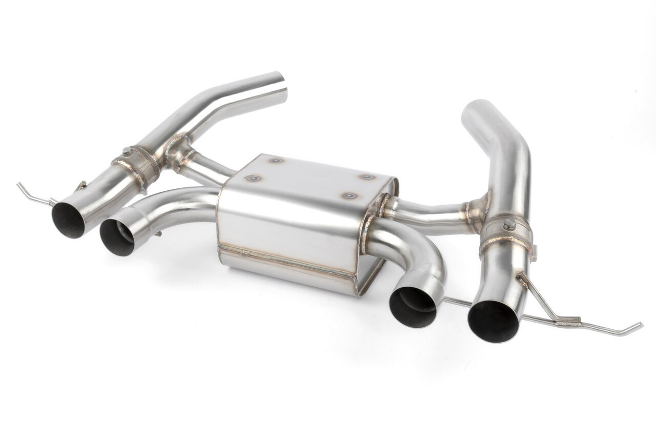 Dinan Valved Axle-Back Exhaust - 2021-2026 BMW M3/M4 G80 G82 (D660-0093-BLK)