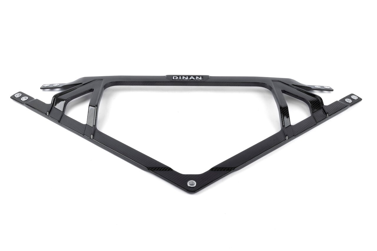 Dinan Gloss Carbon Fiber Strut Tower Brace - 2021-2026 BMW M2/M3/M4 G80 G82 G87(D180-0015)