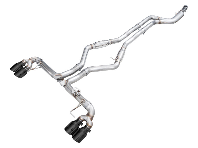 AWE Tuning Track Edition Exhaust - Diamond Black Tips 2022-2026 BMW M240i (G42) (3020-43240)