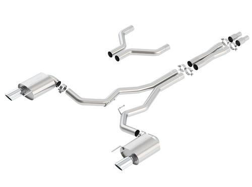 Borla 3" S Type Cat Back Exhaust 140629, 2015-2017 Ford Mustang GT Borla 3" S Type Cat Back Exhaust 140629, 2015-2017 Ford Mustang GT