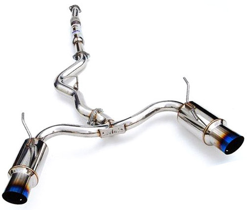Invidia Dual N1 Titainum TIp Cat Back Exhaust HS08STIGTT, 2008-2013 Subaru WRX STI Hatch Invidia Dual N1 Titainum TIp Cat Back Exhaust HS08STIGTT, 2008-2013 Subaru WRX STI Hatch