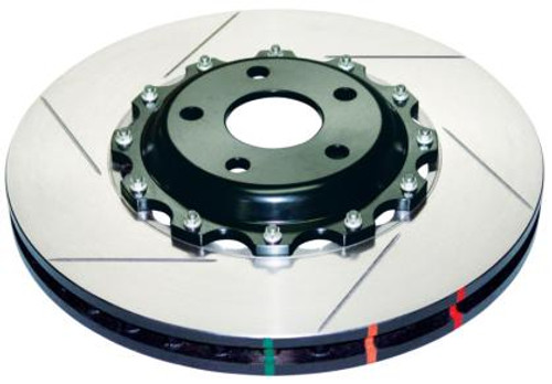 DBA 06-12 Chevrolet Corvette C6 Z06 Front Slotted 5000 Series 2 Piece Rotor Assembled w/ Black Hat 52992BLKS DBA 06-12 Chevrolet Corvette C6 Z06 Front Slotted 5000 Series 2 Piece Rotor Assembled w/ Black Hat 52992BLKS