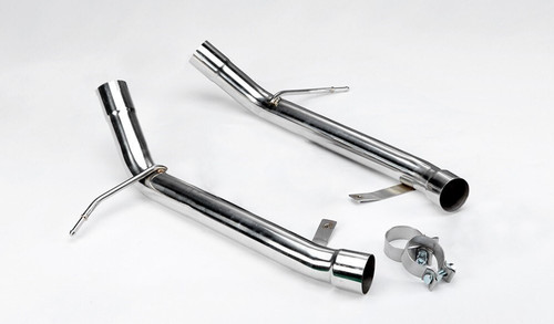 VRSF Stainless Steel Muffler Delete for 07-13 BMW 335i/335xi/335is E90/E91/E92/E93 N54 & N55 VRSF Stainless Steel Muffler Delete for 07-13 BMW 335i/335xi/335is E90/E91/E92/E93 N54 & N55