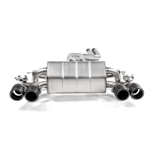 Akrapovic  Slip-On Line Titanium Exhaust  w/ Carbon Fiber Tips for 2018-2019 BMW M2 Competition Akrapovic  Slip-On Line Titanium Exhaust  w/ Carbon Fiber Tips for 2018-2019 BMW M2 Competition