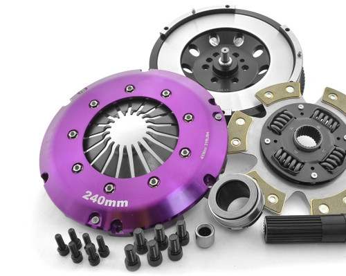 XClutch Stage 2 Ceramic Race Clutch & Flywheel (8 Bolt) for 07-1/2009 BMW 135i / 335i N54 - XKBM24565-1R