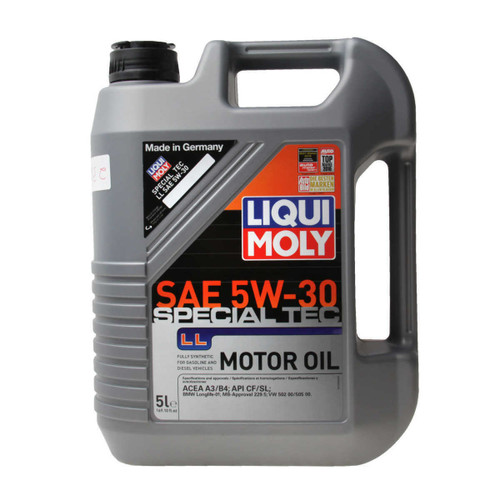 Liqui Moly Special Tec LL Engine Oil 5W-30 2249 5 Liters (Case of 4) Liqui Moly Special Tec LL Engine Oil 5W-30 2249 5 Liters (Case of 4)