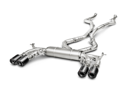 Akrapovic 15-17 BMW X5M (F85) Evolution Line Cat Back (Titanium) w/ Carbon Tips - S-BM/T/1 Akrapovic 15-17 BMW X5M (F85) Evolution Line Cat Back (Titanium) w/ Carbon Tips - S-BM/T/1
