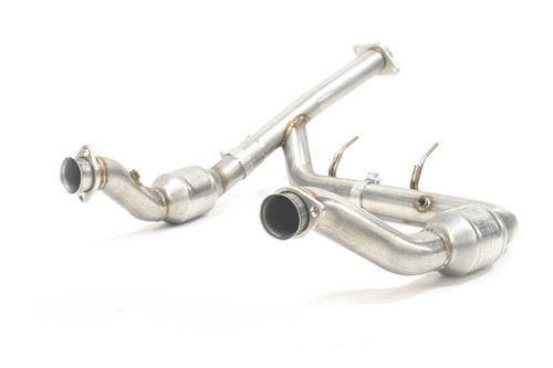 AMS 3" Catted Downpipe Fits 2015-2019 Ford F-150 3.5L EcoBoost (AMS.32.05.0001-1)