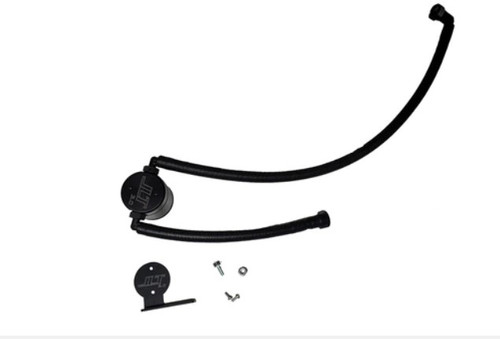JLT 20-21 Chevrolet Corvette 6.2L LT2 Targa Top Passenger Side Oil Separator 3.0 - Black Anodized 3088P-B