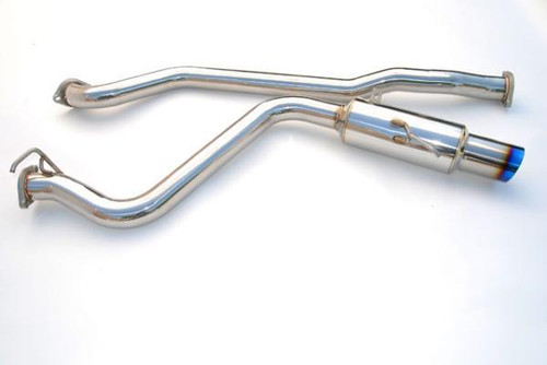 Invidia N1 76mm (101mm tip) RACING Titanium Tip Cat-back Exhaust 08-14 Subaru WRX / STI Invidia N1 76mm (101mm tip) RACING Titanium Tip Cat-back Exhaust 08-14 Subaru WRX / STI