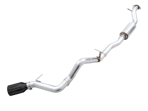 AWE Tuning 2021+ Ford Bronco 0FG Single Rear Exit Exhaust w/Diamond Black Tip & Bash Guard (3015-23789) AWE Tuning 2021+ Ford Bronco 0FG Single Rear Exit Exhaust w/Diamond Black Tip & Bash Guard (3015-23789)