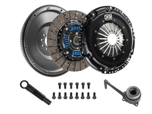 DKM Clutch 2.0 VW/Audi A3 TSI 8 Bolt Sprung Organic MB Clutch w/Steel Flywheel (MB-034-060)