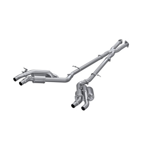 MBRP T304 SS Cat-Back Exhaust- Dual Split Rear Quad Outlet (S4708304) 2022 Kia Stinger 3.3L MBRP T304 SS Cat-Back Exhaust- Dual Split Rear Quad Outlet (S4708304) 2022 Kia Stinger 3.3L