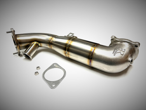Evolution Racewerks 4" Catless Downpipe - Alfa Romeo 2.0L Giulia / Stelvio Evolution Racewerks 4" Catless Downpipe - Alfa Romeo 2.0L Giulia / Stelvio