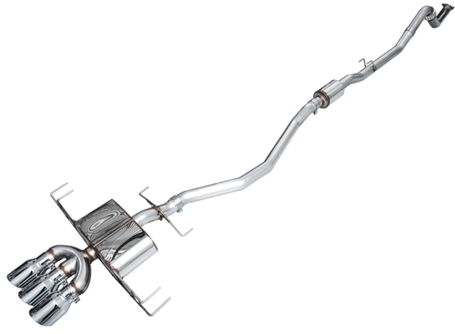 AWE Touring Edition Exhaust for DE5 Integra Type-S - Triple Chrome Silver Tips 3015-52335