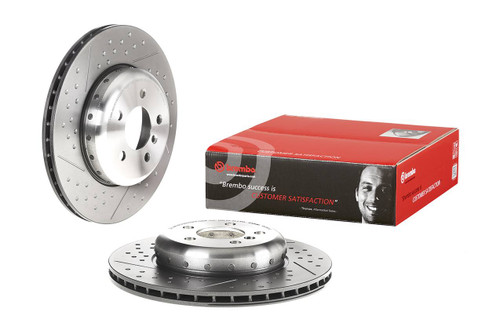 Brembo Rear Drilled & Slotted Rotor 345MM 09.C395.13 BMW F30 335i F32 435i Brembo Rear Drilled & Slotted Rotor 345MM 09.C395.13 BMW F30 335i F32 435i