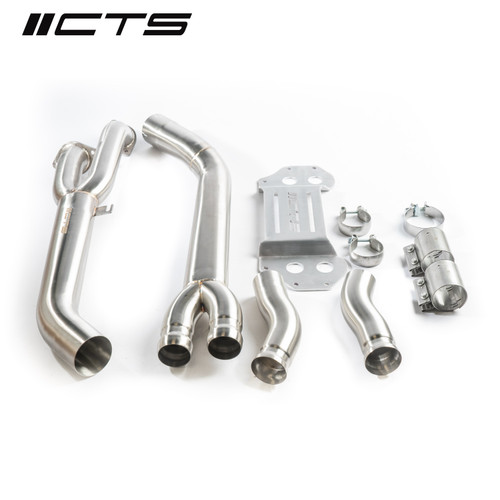 CTS Turbo BMW S58 G80 M3/G82/G83 M4 Single Mid Pipe  CTS-EXH-TP-0032
