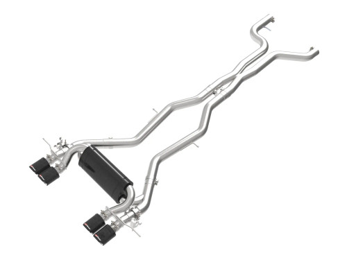AFE MACH Force-Xp Cat Back Exhaust Carbon Fiber Tips 49-36353-C BMW M2 G87 S58 AFE MACH Force-Xp Cat Back Exhaust Carbon Fiber Tips 49-36353-C BMW M2 G87 S58