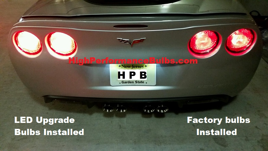 Hpb C6 Chevy Corvette 80 Watt Led Oem Tail Light Upgrade