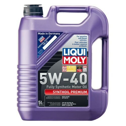Liqui Moly 2041 Premium 5W-40 Synthetic Motor Oil - 5 Liter Jug