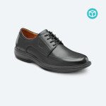 Dr Comfort Classic Black is a clean, simple traditional dress shoe with high-polished, hand burnished leather.