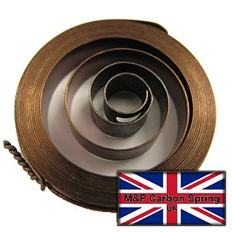 HOLE END CLOCK MAINSPRING 19mm x 0.40mm x 40mm