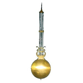 7 STRAIGHT RODS LYRE PENDULUM 240mm BOB