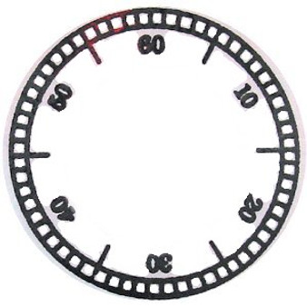 SUPADIAL SECONDS RING 2inch