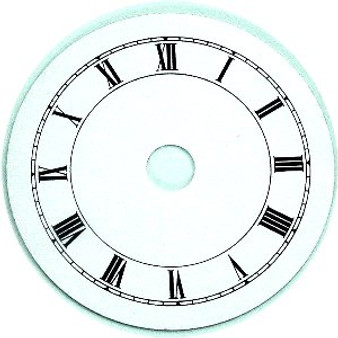 IMITATION ENAMEL DIAL ROMAN 80mm