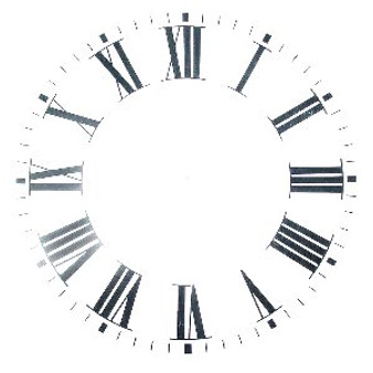 GLASS DIAL FOR VINYARD CLOCK 11 1/2inch