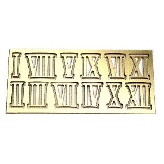 SOLID BRASS NUMERAL SET 10mm
