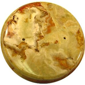 GREEN ONYX DOME BASE 135mm ROUND