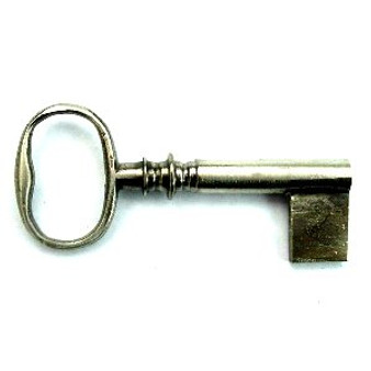 DOOR KEY BLANK STEEL 28mm