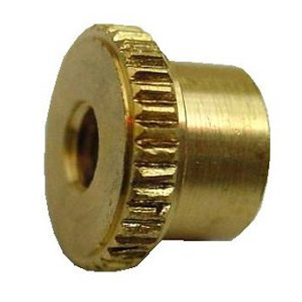 KNURLED BRASS NUTS LARGE