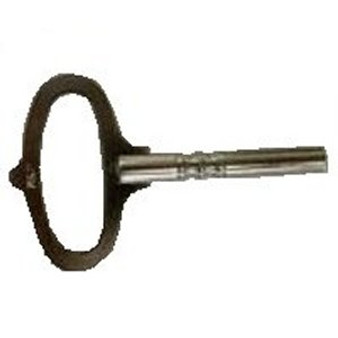 STANDARD CLOCK KEY NICKELLED 5.00mm