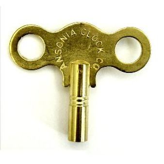 KEY WITH MAKER'S NAME: ANSONIA