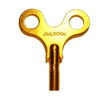 KEY WITH MAKER'S NAME: GILBERT