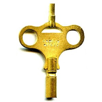 DOUBLE-ENDED WELCH BRASS KEY
