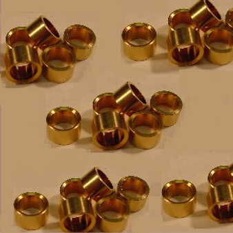 CLOCK BUSHES, BRASS, 100 OF SIZE 15