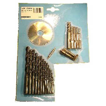 TOOL ASSORTMENT FOR MILLING AND DRILLING.