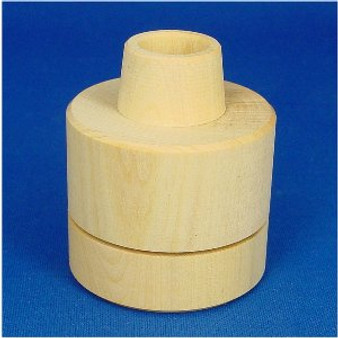 BOXWOOD CISTERN for stick barometers.