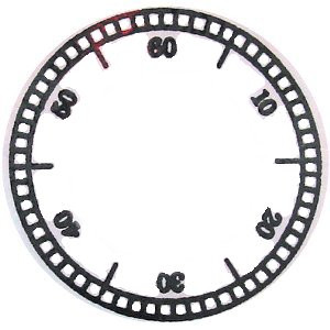 SUPADIAL SECONDS RING 3inch