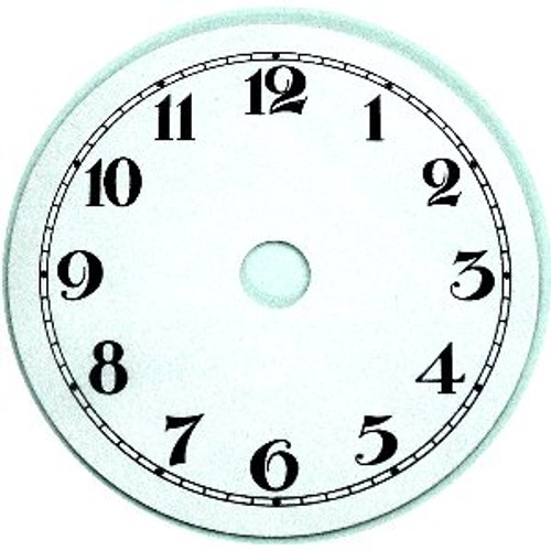 IMITATION ENAMEL DIAL ARABIC 110mm.