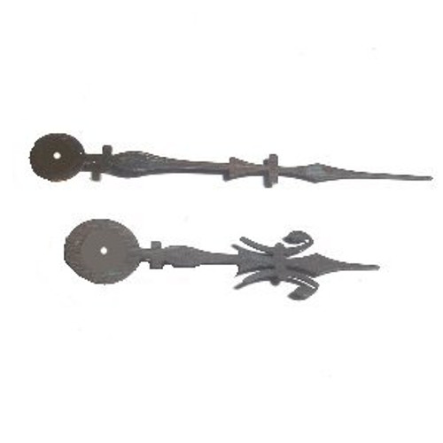 CARRIAGE CLOCK HANDS - FLEUR DE LYS: 30mm