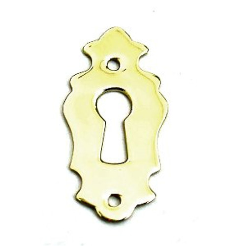 FLAT BRASS ESCUTCHEON