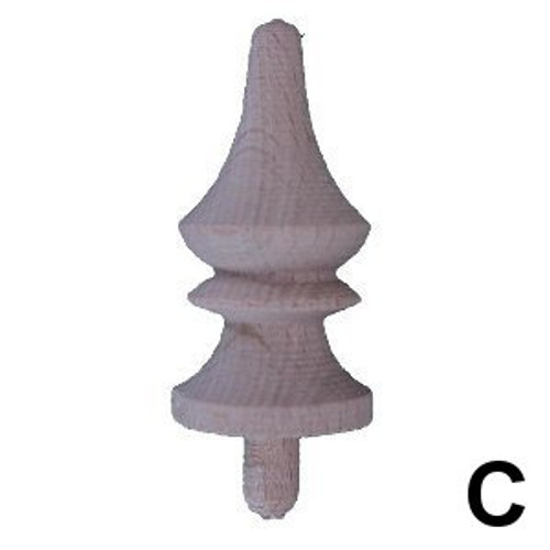 WOODEN FINIAL C