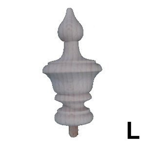 WOODEN FINIAL L