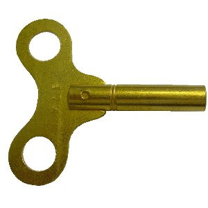 0333 025018 STANDARD CLOCK KEY BRASS 2.50mm gibbon