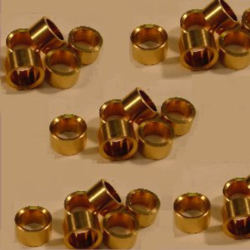 CLOCK BUSHES, BRASS, 100 OF SIZE 00