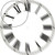 CARD DIAL STYLE R 1 3/4inch SEMI-GLOSS